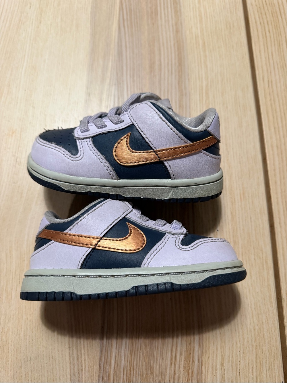 Nike Dunk Low‎ Toddler TD “Copper Swoosh” Size 6C